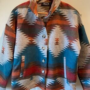 Cool Aztec Print Coat, Women’s Size Small